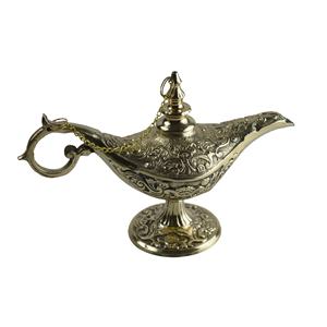 Soporte de incienso pintado a mano, quemador de incienso de diseño de lámpara Genie, diseño de Metal de latón, decoración del hogar, diseño dorado - Product Image 5