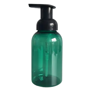 Wholesale 270ml plastic soap foam pump bottles with pump for liquid soap bottle face cleaner and hand sanitizer bottles