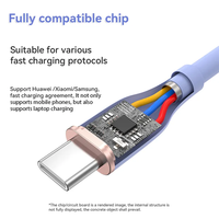 Câble de données en silicone véritable de haute qualité 3A USB C vers IOS 6A Charge rapide Compatible avec les imprimantes iPhone 14 13 11 8 7 XS S