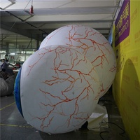 Boule oculaire gonflable pour fête d'halloween en plein air