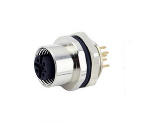 Conector de panel adaptador de brida, equivalente a un código, 8 pines, m12 - Product Image 5