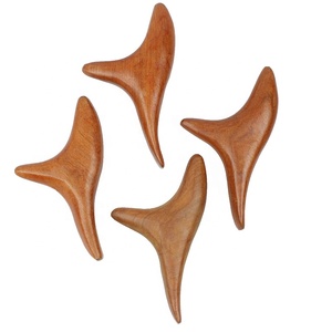 Ensemble d'outils de <span class=keywords><strong>Massage</strong></span> en bois de réflexologie traditionnelle grattage des pieds à la main masseur en bois pour la thérapie par points d'acupuncture du corps - Product Image 3