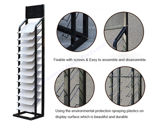 عينة سيراميك معدني 12 طبقة أرضية صالة عرض حجر لوحة العارضين ألواح خشبية - Product Image 6