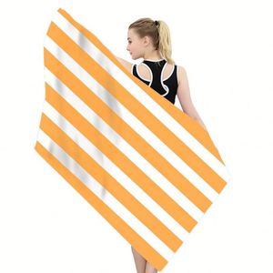 Serviette de plage personnalisée en microfibre de daim légère à séchage rapide, serviette de plage en microfibre de daim sans sable - Product Image 1