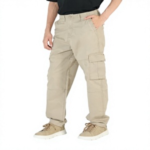 <b>Cargo</b> <b>Work</b> <b>Pants</b> Men Multi Pocket Utility Trousers Durable Cotton Workwear Casual Industrial Construction Outdoor <b>Pants</b> for Men - Product Image 1