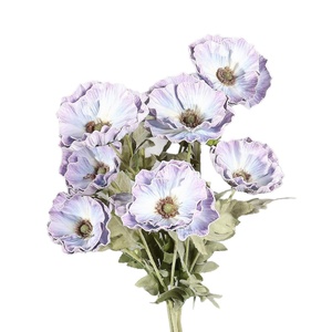 Flor de Amapola Artificial <span class=keywords><strong>EVA3</strong></span>, Modelo de Amapola Grande, Alta Calidad, Relieve, Decoración del Hogar, Arreglo Floral, Adorno - Product Image 5