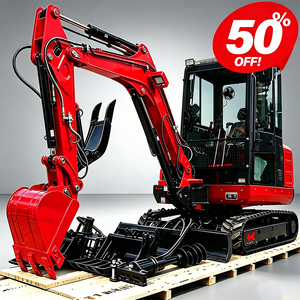 Offre Spéciale : Mini-Excavatrice 3,5 Tonnes avec Moteur V1505, Cabine Climatisée, Hydraulique, sur Chenilles, Faible Consommation - Product Image 2