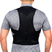 Correcteur de posture réglable pour femmes et hommes, ceinture de soutien lombaire respirante, attelle de clavicule et de colonne vertébrale, soulagement des douleurs dorsales