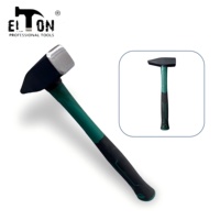 Marteau de charpentier 300g avec manche TRP recouvert de plastique, marteau à bec de canard pour tôles, marteau électrique pour marteler le métal