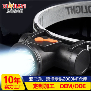 Led Headlamp Rechargeable Battery White Light Outdoor Camping With <b>Dimmer</b> Function - Product Image 2