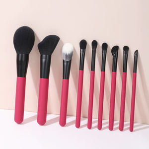 Ensemble de pinceaux de maquillage en poudre pour <span class=keywords><strong>fard</strong></span> <span class=keywords><strong>à</strong></span> paupières en cheveux synthétiques doux avec manche en bois personnalisé outils cosmétiques de luxe - Product Image 1