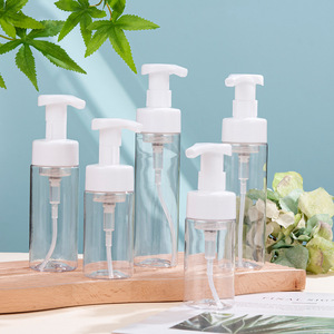 Foaming Bottles 100ml 150ml 200ml Pet Cosmetic Dispenser For Travel Skin Care Sets - Product Image 3