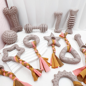 Pet interaktif hareket dayanıklı TPR malzemesi diş taşlama sopa şekilli Pet malzemeleri köpek oyuncaklar için - Product Image 3