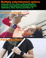 Reloj Inteligente Deportivo para Hombre V69 con Pantalla, Llamadas por BT, Monitor de Actividad Física