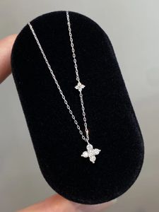 Collier chaîne à maillons en platine Xinfly PT950 avec diamants naturels de luxe, service OEM/ODM personnalisé, prix d'usine, certification - Product Image 2