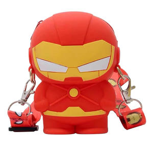 Spider-Man dessin animé Anime enfants silicone voyage porte-monnaie garçons sacs à bandoulière - Product Image 6