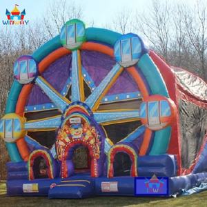 Alquiler de Brincolines Inflables con Temática de Feria, Material de PVC Inflable Comercial, Fácil de Instalar, 13x13 pies, para Niños y Adultos - Product Image 3