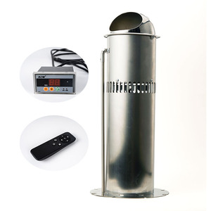220V 40W ventilateur de conduit de fumée cheminée projet induit avec régulateur de vitesse télécommande standard ventilateur d'extraction de fumée haute température - Product Image 1