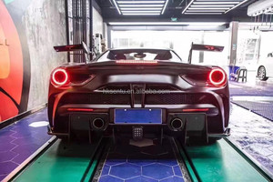 ชุดแต่งรอบคันสไตล์ MSY คาร์บอนไฟเบอร์ สำหรับ Ferrari 488 Gtb Facelift ประกอบด้วยกันชนหน้า-หลัง สเกิร์ตข้าง และชุดแต่งไวด์บอดี้ - Product Image 6