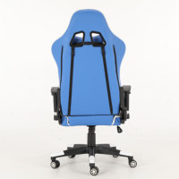 Silla de Computadora Moderna con Cojín Ergonómico, Reposacabezas y Soporte Lumbar para Adultos, Silla de Juego para Videojuegos