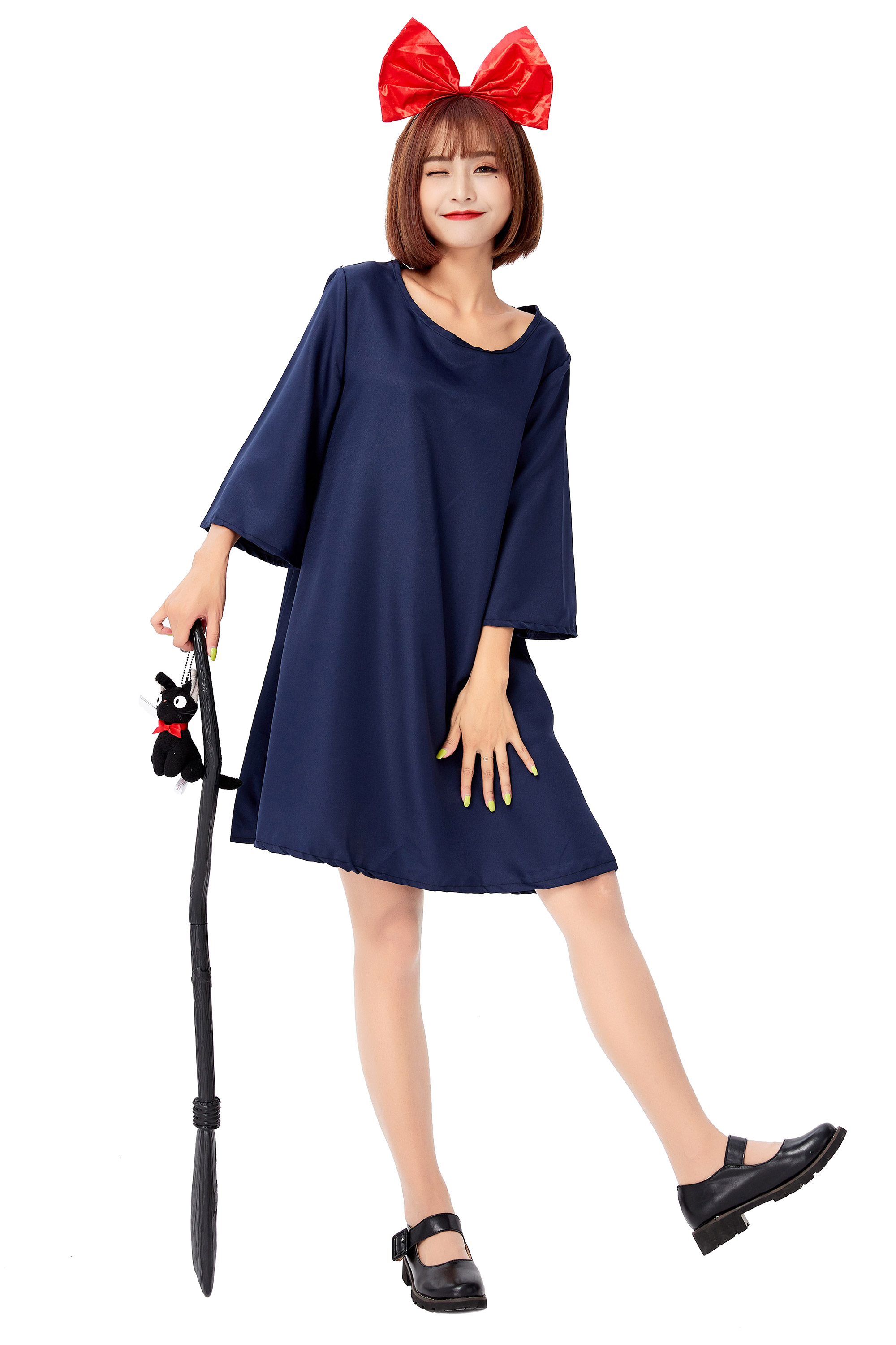 Kiki Costume from Kiki's Delivery Service | Women's Cosplay Costume in Various Sizes - Fancy Dress for Adults Kiki Costume from Kiki's Delivery Service | Women's Cosplay Costume in Various Sizes - Fancy Dress for Adults