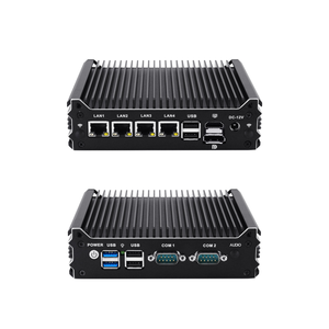 Mini PC Industriale Fanless N100 N150 N305 4x2.5G Intel LAN RS232 RS485 Firewall VPN Gateway Router IoT <span class=keywords><strong>VES</strong></span> <span class=keywords><strong>A</strong></span> e Montaggio su Guida DIN - Product Image 2