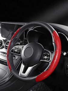 Funda para Volante de Coche Antideslizante con Diseño de Dos Partes Separadas y Patrón de Estrellas en Azul, Rojo, Marrón y Negro - Product Image 4