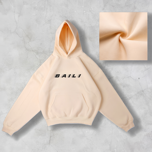 เสื้อมีฮู้ดผู้ชายผ้าฟลีซแนวสตรีทแวร์ขนแกะรุ่นเฮฟลีซกำหนดได้เองใหม่2025 - Product Image 4