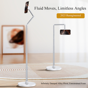 Soporte de Suelo para Teléfono y Tableta, Ajustable en Múltiples Ángulos, 360° °   Soporte Cónico Giratorio para Cama, para Pedidos al por Mayor - Product Image 4