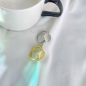 Dylam Chic Base Blank Jewelry Findings De Plata Real <b>Sterling</b> <b>Silver</b> 18K Oval Coin Index Finger <b>Adjustable</b> Open <b>Ring</b> - Product Image 6