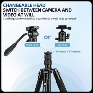 Nhiếp ảnh DSLR đứng Video Tripod <span class=keywords><strong>Monopod</strong></span> với Mini chất lỏng đầu chụp ảnh nhôm mở rộng cầm tay <span class=keywords><strong>Monopod</strong></span> Tripod - Product Image 5
