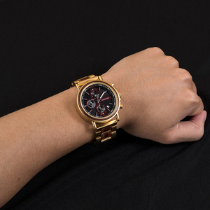 Pour BOBO BIRD montre-bracelet chronographe en or de luxe pour hommes personnalisé 22mm plusieurs Styles y compris Business Antique <span class=keywords><strong>Cartoon</strong></span> Coin le - Product Image 6