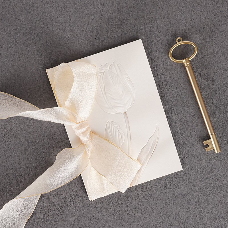 Stylo clé Jasmine White A+Golden