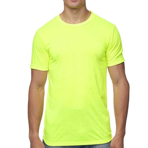Camiseta verde militar de tela de algodón pesado 180 Gsm, camiseta personalizada con tu diseño, camiseta de mezcla de algodón/poliéster reciclado para hombre - Product Image 4