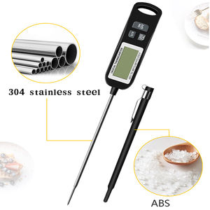 Edelstahl Digitales Einstechthermometer Kabelloses <span class=keywords><strong>Thermometer</strong></span> für Lebensmittel Süßigkeiten Fleisch Wasser Milch BBQ - Product Image 3
