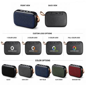 Haut-parleur Bluetooth sans fil portable avec logo personnalisé, nouveau tissu, mini subwoofer audio extérieur, cadeau promotionnel - Product Image 3