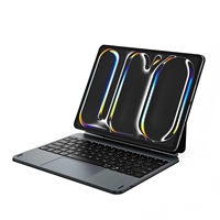 iPad Air 4 5 6 7 ve Pro 11 için Öğrenci Ofis Tablet Sihirli Klavye Kılıfı Makas Tuşlu Harika Yazma Deneyimi MK032