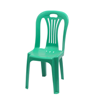 Chaise en plastique extérieur jardin pique-nique blanc chaises en plastique portables pour événements fêtes quantité Top