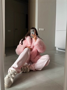 <span class=keywords><strong>Abrigo</strong></span> de Piel Sintética <span class=keywords><strong>Rosa</strong></span> para Mujer Zeyu, Invierno 2026, Cálido, Grueso, Corto, con Solapa Grande, Chaqueta Extra Grande y Esponjosa, Ropa Exterior de Lujo para Damas - Product Image 3