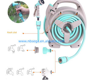 ऑटो गार्डन रिट्रेटेबल प्लास्टिक पानी नली और एब्स के साथ एडजस्टेबल और वाशिंग कार और बागवानी के लिए लचीला - Product Image 4
