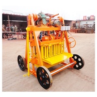 Nouvelle Fonction QMJ4-45 mobile béton creux bloc faisant la machine pour ROYAUME-UNI marché portable brique maker