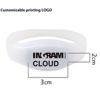 Bracelet LED Richshining DMX512-Synchronisation RF sans fil, bracelet lumineux 15 couleurs pour concerts/festivals/événements de stade