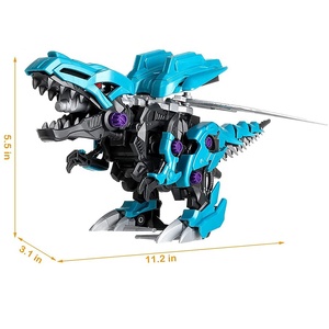 WS5701 워킹 다이노소어 장난감 STEM 전자 분해 가능한 트렉스 공룡 로봇 조립 키트 어린이 선물용 - Product Image 5