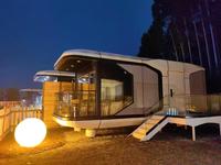 Maisons capsules Maisons préfabriquées Maison portable de luxe Hôtel Maisons mobiles modernes préfabriquées