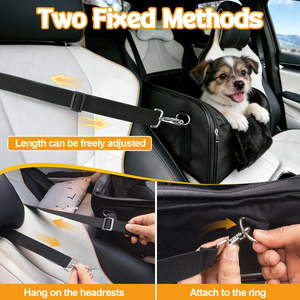 Siège auto pour chiot, imperméable, lavable, protection de sécurité pour animaux de compagnie, siège surélevé pour chien, produit en stock à prix réduit - Product Image 4