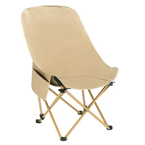 Outdoor Folding Chair High Back Beach Chair <b>Foldable</b> Compact <b>Camping</b> Chair Lightweight Portable Outdoor Seat - Product Image 3