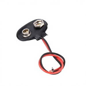 10pcs/set T Type 9V Battery Clip 9V Battery Snap Soft Buckle Battery Holder Compatible with ARDUINO UNO 2560 DUE - Product Image 1