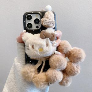 غطاء واقي مقاوم للسقوط بقشرة ناعمة لهاتف آيفون من نوع Kt جراب بنمط جلد من البولي يثين الحراري بنمط القبعات القطيفة لهاتف أبل - Product Image 4