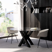 Base de table de restaurant en acier inoxydable robuste meubles de jambe d'araignée modernes pour salon pour restaurants et usage domestique