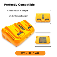 Chargeur multi-ports intelligent de remplacement pour batterie Max Power, parfaitement compatible avec les scies à chaîne, les scies à onglet et diverses scies électriques
